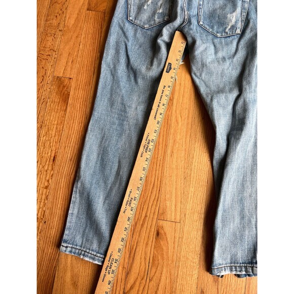 One X One Teaspoon 24 Destroyed Distressed Women's Blue Jeans - Picture 6 of 7